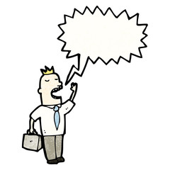 shouting man cartoon