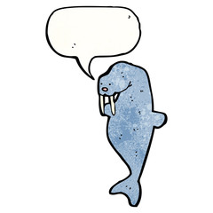 cartoon walrus