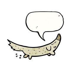 little dog with speech bubble