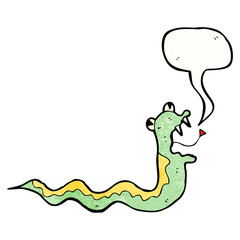 hissing snake cartoon