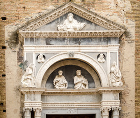 Fototapeta na wymiar Church of San Bernardino, Salo', Lago di Garda