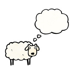 cartoon sheep