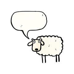 cartoon sheep