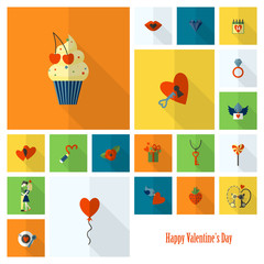 Happy Valentines Day Icons