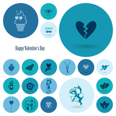 Happy Valentines Day Icons