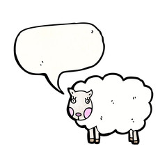 cartoon sheep