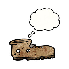 old shoe cartoon character