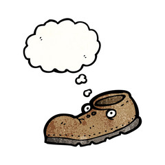 old shoe cartoon character
