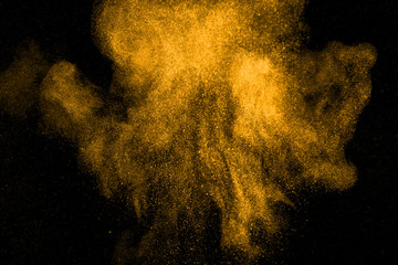 Abstract design of powder cloud