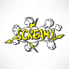 Comic book explosion