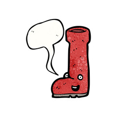 wellington boot cartoon