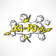 Comic book explosion