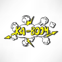 Comic book explosion