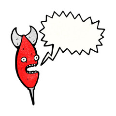 cartoon bomb with speech bubble