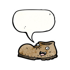 old shoe cartoon