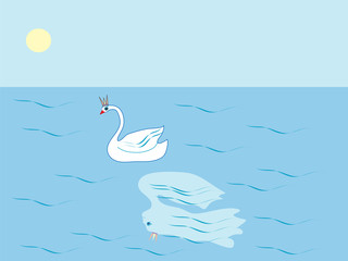 Swan Princess tale lake gir