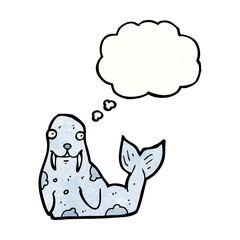 cartoon walrus