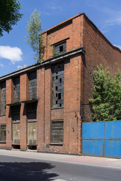Ruins of abandoned factory