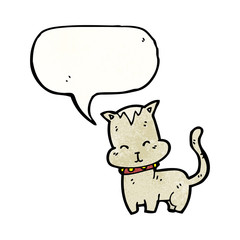 cartoon little cat