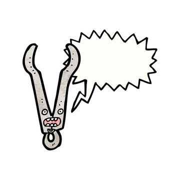 recommend clip art: cartoon tongs