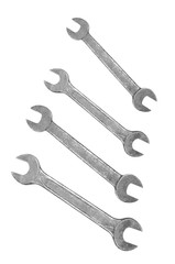 Wrenches isolated on white