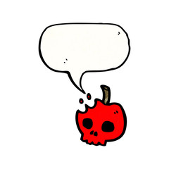 cartoon poison apple
