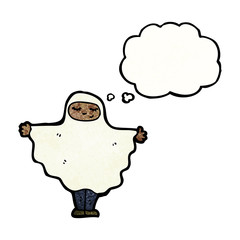 cartoon ghost costume