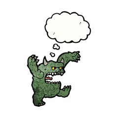 cartoon monster