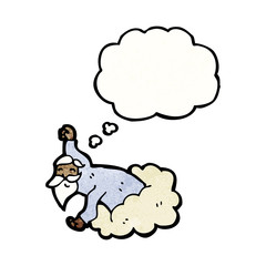 god on cloud cartoon
