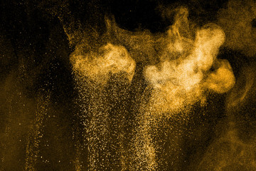 Abstract design of powder cloud