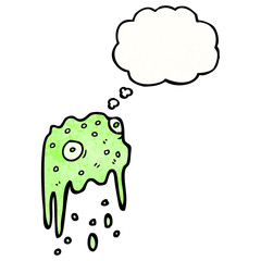 cartoon slime monster