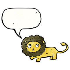 cartoon lion