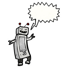 dancing robot cartoon