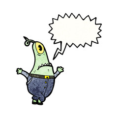 mutant monster man cartoon