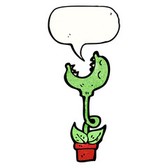 carnivorous plant cartoon