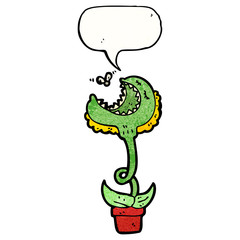 carnivorous plant cartoon