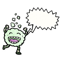 cute cloud creature cartoon