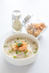 rice porridge with shrimp