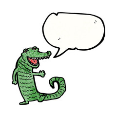 cartoon crocodile