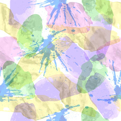 Splash watercolor background illustration