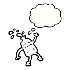 milk bottle cartoon