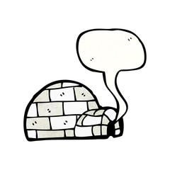 cartoon igloo