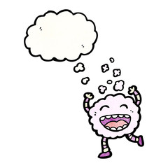cartoon cloud creature