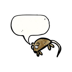 mouse with speech bubble cartoon