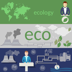 Ecology,world pollution, Environmental Conference, waste of fact