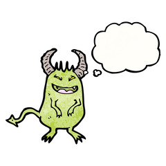 little monster cartoon