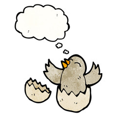 Retro cartoon with texture. Isolated on White.