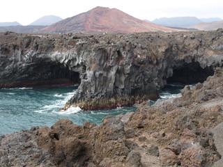 Lanzarote wyspa wulkaniczna    © galeriadruku2