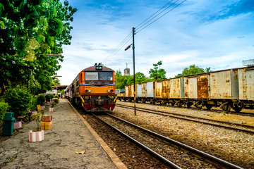 Naklejka premium trains in thailand