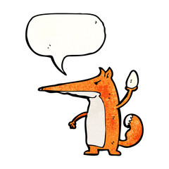 sneaky fox cartoon